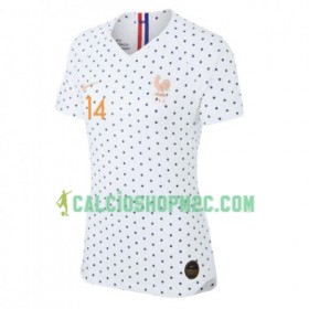 Francia Louisa Necib 14 Maglia Trasferta Mondiali calcio femminile 2019 Manica Corta